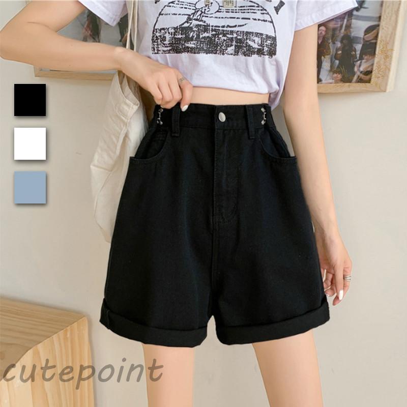 ショートパンツ デニム レディース デニムパンツ ミニ丈 短パン ジーンズ ハーフパンツ サマーパンツ ショーパン Gパン ウエストゴム 半ズボン