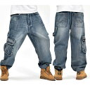 ワイドパンツ デニム メンズ ユーズド加工 ゆったり ルーズシルエット デニムパンツ ジーンズ ガウチョパンツ ストレート デニム ボトムス バギーパンツ