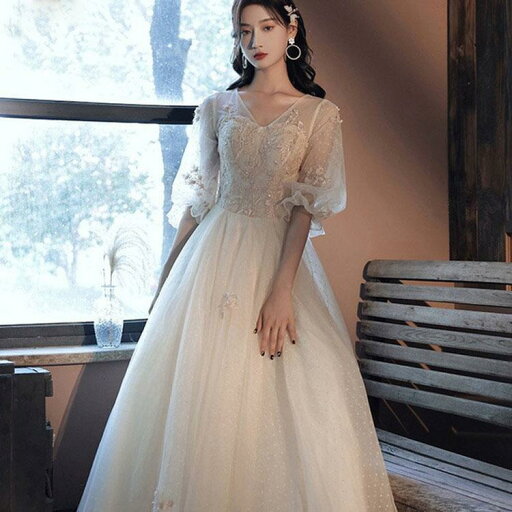 ウェディングドレス パーティードレス ロング丈 ロングドレス 無地 ドレス 花嫁ドレス 二次会 ワンピース 結婚式 演奏会 ウェディングドレス パーティードレス ロング丈 ロングドレス 無地 ドレス 花嫁ドレス 二次会 ワンピース 結婚式 演奏会