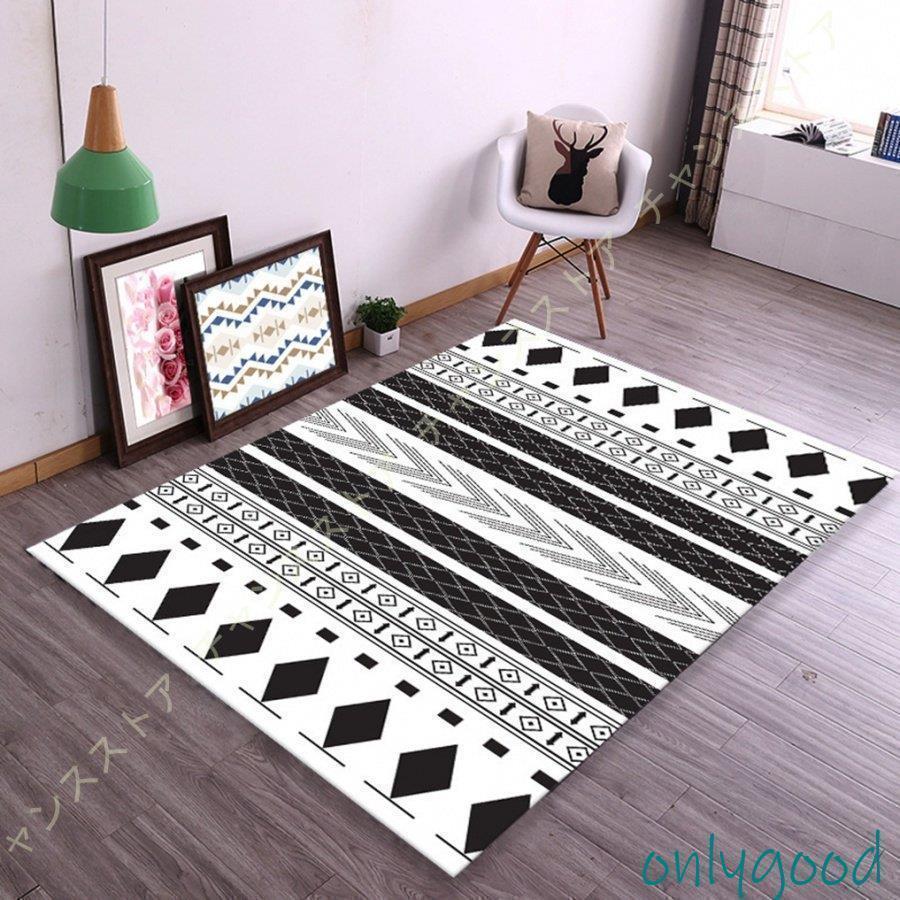 ラグ おしゃれ 3畳 絨毯 夏用ラグ 北欧 ラグマット じゅうたん カーペット 厚手 デザイン 三畳 中敷き 約3畳 160×230cm モダン リビング ヨーロピアン 西洋