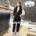 女の子 スーツ フォーマル 3点セット 春 秋 冬 発表会 七五三 入学式 卒業式 キッズ 長袖トップス+ベスト+パンツ 学生 イベント 誕生日 暖かい おしゃれ 120-170