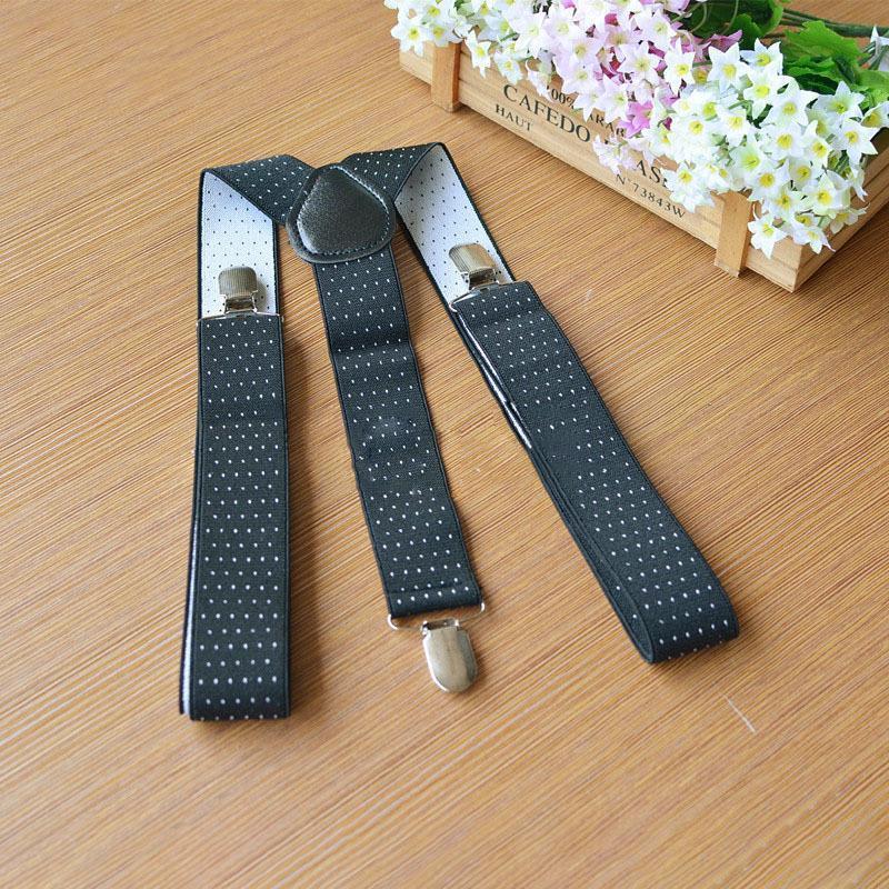 サスペンダー メンズ Y型 クリップ式 3クリップ ズボンストラップ ピンドット おしゃれ シック お出かけ 高級感 フォーマル 男性用 プレゼント