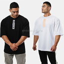 メンズ スポーツ トップス 半袖 Tシャツ フィットネス スポーツウェア 運動 ジム 筋トレ トレーニング プリント カットソー 速乾 吸汗 夏 ゆったり トップス