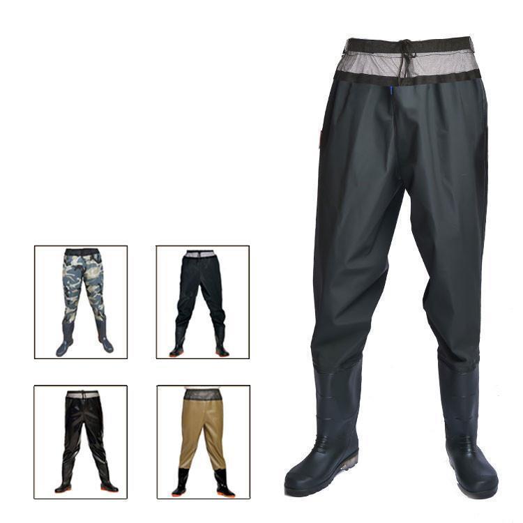 ウェーダー ウエストハイウェダー 耐磨耗 水陸両用スーツ 釣り用スーツ　渓流釣り　防水透湿　アウトドア　清掃　農作業　水産　漁師