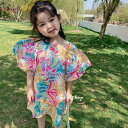 子供服 ワンピース 半袖 半袖ワンピース 子供ワンピース 子供ドレス dress キッズ 女の子 カジュアル 夏 膝丈 きれいめ 花柄 可愛い