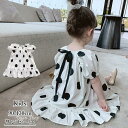 ワンピース 女の子 子ども服 子供服 ひざ丈 水玉柄 ひざワンピース キッズ 半袖ワンピ ワンピ 韓国子供服 保育園 幼稚園 可愛い オシャレ 夏物 新作