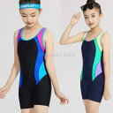 競泳水着 ワンピース 女の子 ジュニア フィットネス 水着 練習用 スクール水着 キッズ 子供 スイムウェア オールインワン スポーツ ジム 用水着 体型カバー