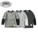 子供服 男の子 キッズ ジュニア ボーダー 長袖 Tシャツ カジュアル トップス 上着 Tシャツ 韓国こども服 120 130 140 150 160 春秋 カットソー
