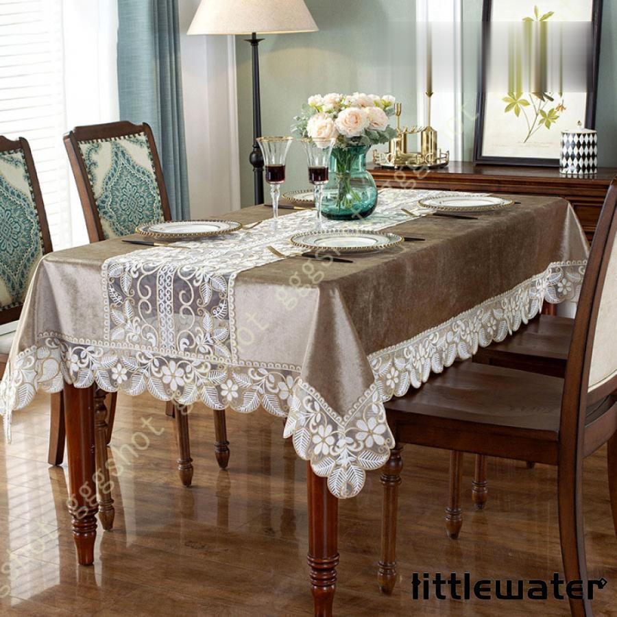 テーブルクロス 手作り テーブルカバー アンティーク調 デスクマット 丸テーブルに最適 おしゃれ テー..