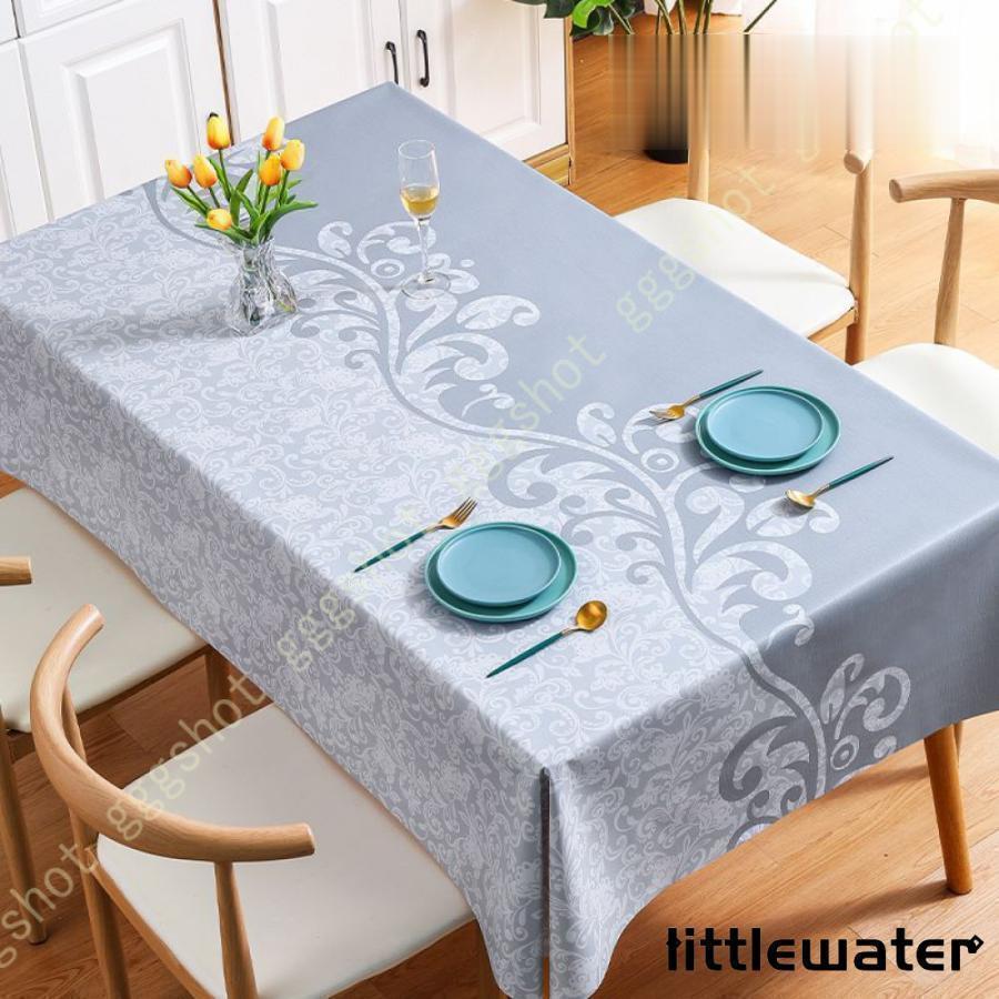 北欧 撥水 テーブルクロス 撥水加工 テーブルカバー おしゃれ テーブルクロス北欧まる撥水 ビニール 花..