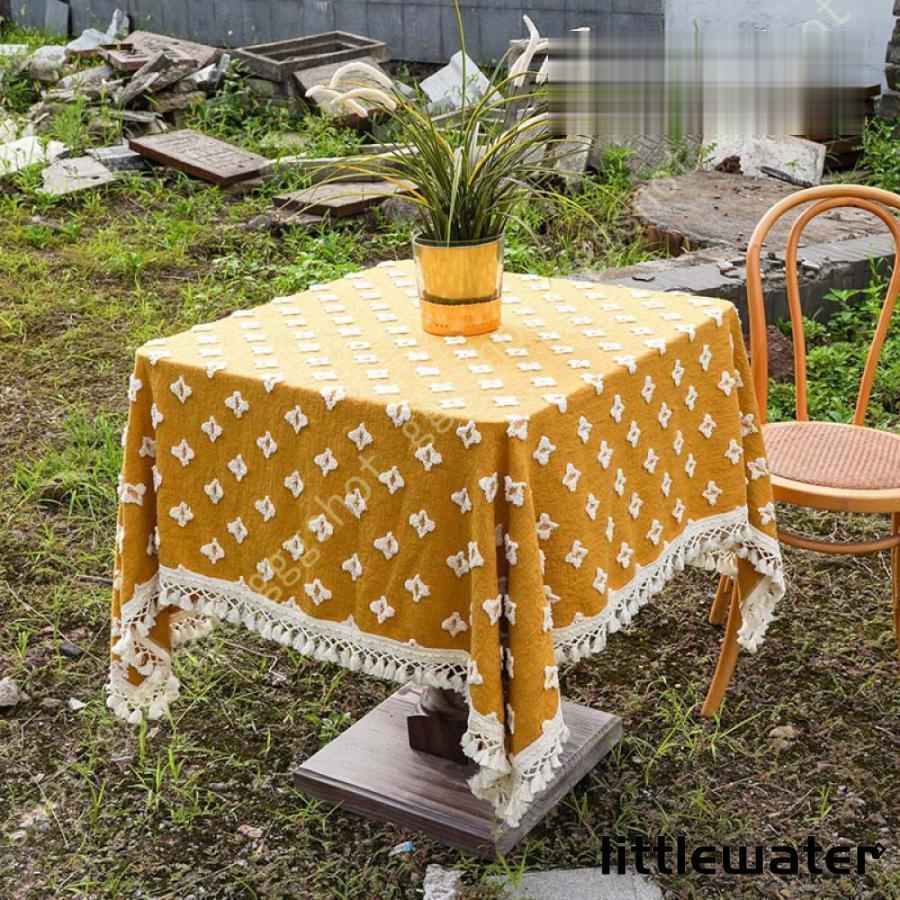 テーブルクロス 北欧 円形 長方形 コットン リネン テーブルカバー 綿 おしゃれ 食卓テーブルクロス テ..