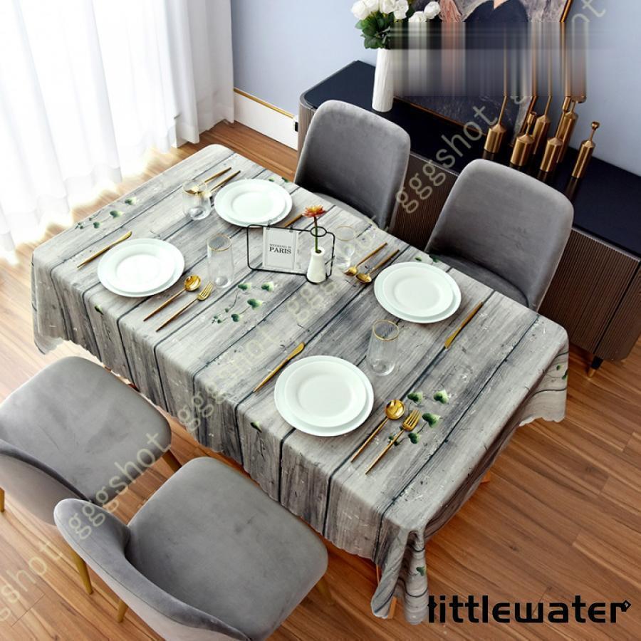 テーブルクロス おしゃれ 撥水 イージーケア 食卓カバー コットン 高級 手入れ簡単 長方形 洗える イン..