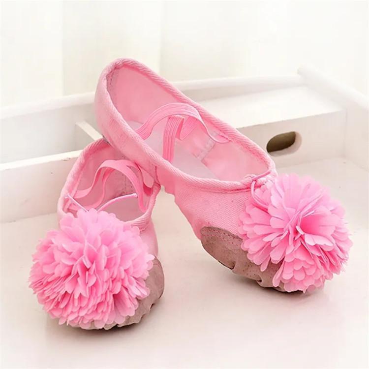 バレエシューズ キッズ　女の子　ジュニア　ダンス初心者 バレエ用品　切り替えシューズ　体操　ダンス..