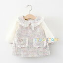 春秋キッズワンピース女の子ワンピースベビー服 Aライン蝶結びフォーマル結婚式パーティー 入園式卒園式初節句お宮参り子どもパーティ可愛いベビードレス