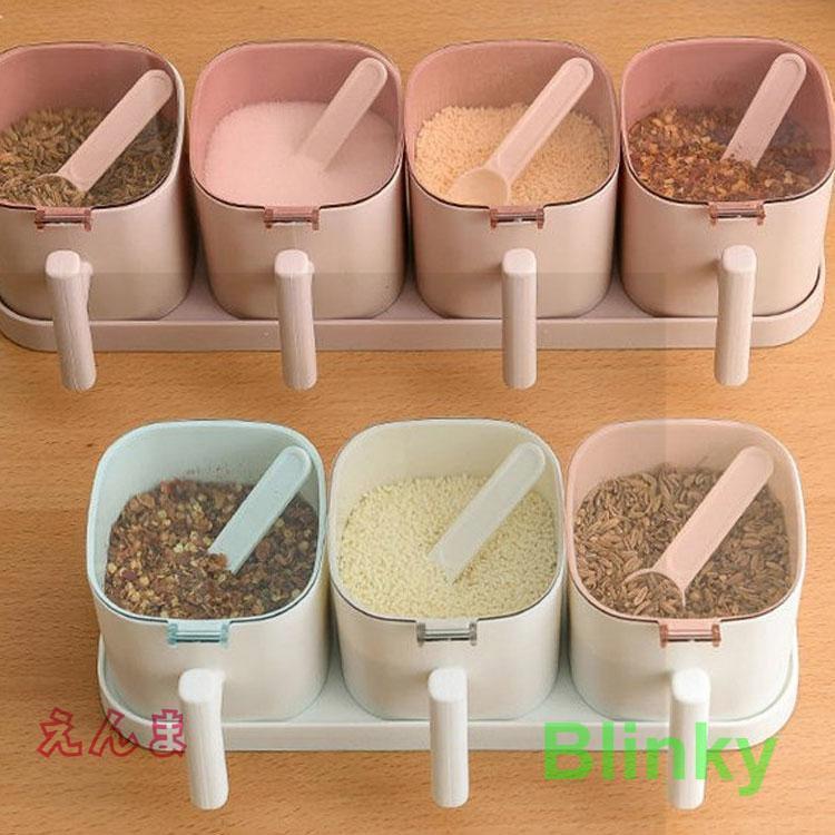 調味料入れ 調味料容器 ストッカー 収納ケース キッチン収納 セット 保存容器 スパイスボトル　塩 胡椒..