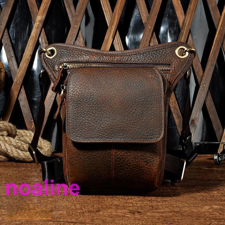 メンズ　レッグポーチ レッグバッグ ボディバッグ 多機能 アウトドア ウエストポーチ 本革 カジュアル ..