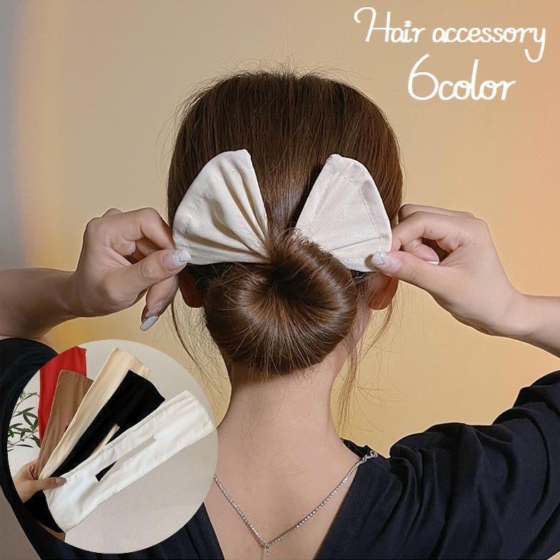 デフトバン シニヨンメーカー お団子メーカー ワイヤー リボン ヘアアクセサリー レディース 女性用 お..