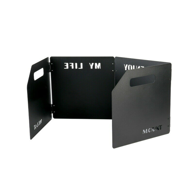 ウインドスクリーン 風防 キャンプ リフレクター 調味料台 カセットコンロ ストーブ用風除け 塗装 持ち..