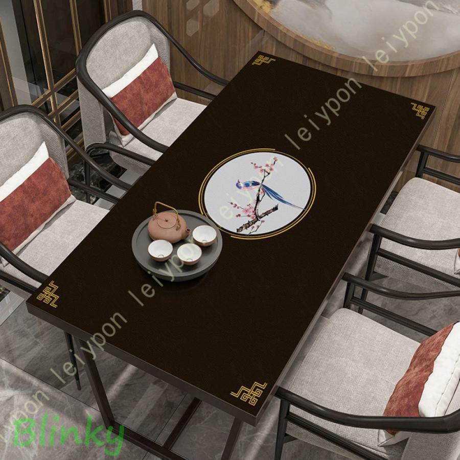 レザー デスクマット オフィス アクセサリー用 PU製 テーブルクロス テーブルマット デスクパット 撥水..