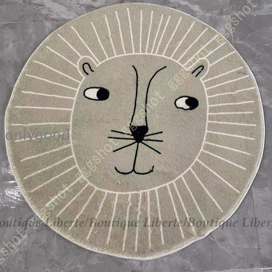 ラグ 円形 ラグマット 動物 洗える 撥水 ラグマット カーペット 円形ラグ 北欧 ラグ 丸型 キルト 床暖房 防音 おしゃれ 小さめ リビング おしゃれ