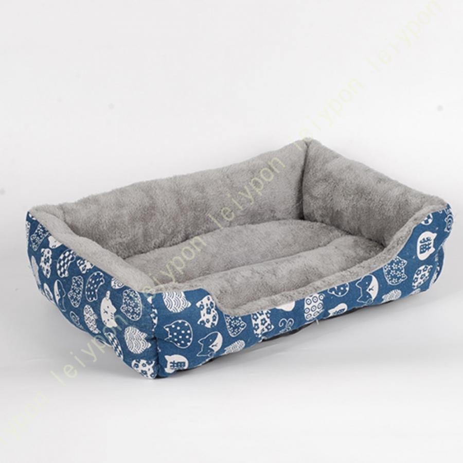 ペットベット 小型犬 猫 小動物用 ペットクッション ペットソファー ソフトマット スクエア型 かわいい..