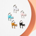 【2ケ】猫 ネコ チャーム 金具 アクセサリー カン付 20*12mm 1.65g