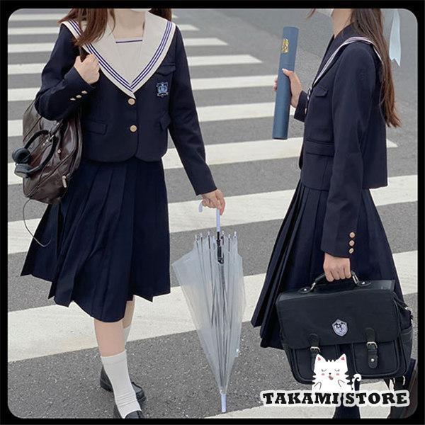 セーラー服 卒業式 女の子 制服 学生制服 長袖 女子高生スカート 制服コスプレ レディース 高校生 お受..