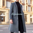 チェスターコート メンズ アウター 黒 グレー ビジネス 通勤 ロング シンプル 手厚い 大きいサイズ 冬 秋 紳士服 カシミヤ ウール