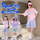 速 吸汗 ハーフパンツ Tシャツ ジュニア 半袖 セットアップ 女の子 上下2点セット ユニフォーム バスケットボールウエア 団体服