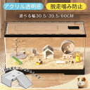 ハムスターケージ 小動物用 透明 アクリル製 通気性 DIY可能 脱走防止 耐噛み性 お手入れ簡単 飼育ケージ ハリネズミ ゴールデンハムスター モルモット 爬虫類(4)