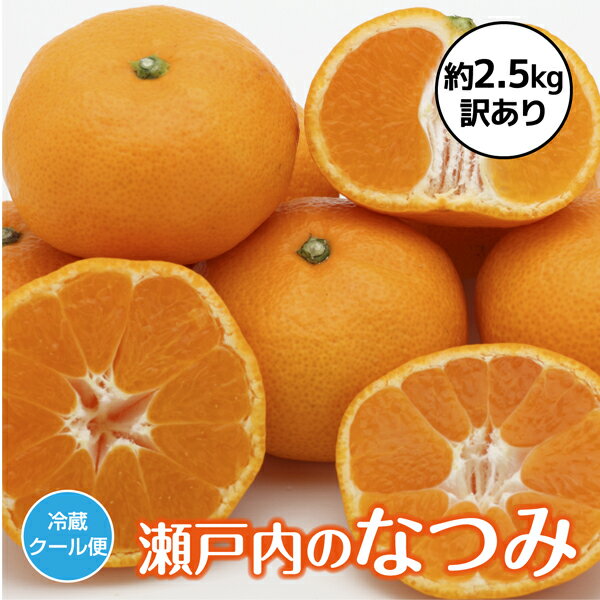 なつみ 瀬戸内産 なつみみかん クール便 訳あり 2.5キロ L-2Lサイズ混合 なつみ みかん 甘い ミカン 蜜..