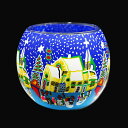 Snow village/スノウビレッジ/キャンドル キャンドルホルダー ろうそく クレイ 粘土細工 灯り インテリア インテリア雑貨 おしゃれ 癒し テーブル...