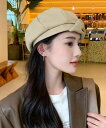 韓国風 かぼちゃ帽子 ボリューム ビックリボン キャップ 秋冬 ベレーキャップ 無地 小顔