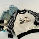 【送料無料】子供用のパーカー2025春の新作キャラクターの立体的な子犬の肩の袖のプルオーバーのゆったりとした雰囲気の上着