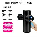 進化版 筋膜リリース 電動 ハンディマッサージャー 筋膜リリース マッサージガン USB充電