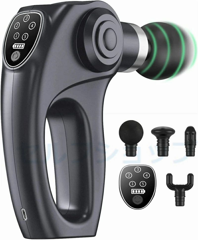 筋膜ケア ボディケア 筋膜リリース マッサージガン 軽量 ガン ハンディマッサージャー 電動マッサージャー器(2)