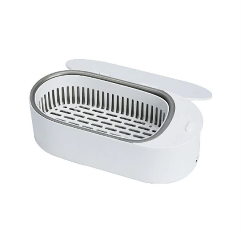 家庭用 47000Hz 入れ歯洗浄器 眼鏡用洗浄機 超音波洗浄器 メガネ洗浄器 超音波洗浄機 洗浄ホルダー付き..