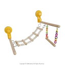 吸盤木製止まり木おもちゃアクティビティセンター用