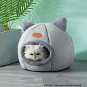 キャッ ふわふわ ネコベッド 小型犬用 猫用 ペットハウス クッション ドームハウス 洗える 犬 猫 XL L M ドーム型