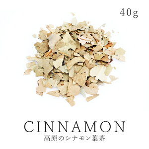 高原の シナモン 葉茶 40g 農薬不使用 シナモンリーフ 国産 福岡県産ニッキ 桂皮 肉桂 スパイスハーブ ハーブティー