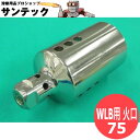 プロパントーチバーナー WLB用 火口 サイズ 75 阪口製作所