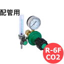 配管用炭酸ガス調整器 CO2 R-6F 阪口製作所【送料無料】