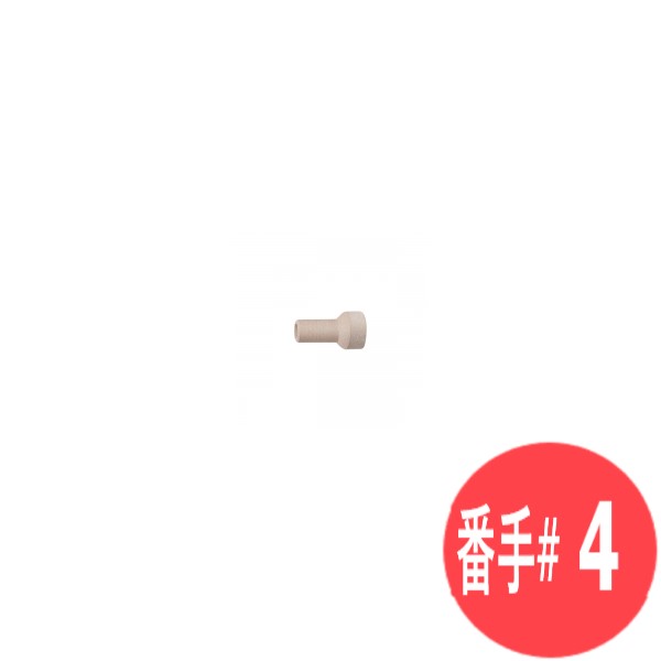 【先端内径:6.4mm】ウェルドクラフト WELD 53N28 長形ラヴァノズル #4L ミラー ラメール