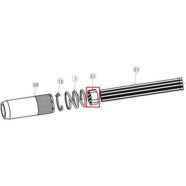 吉田工作所 ニードルホルダー (3mm） ニードルスケーラ YFC-1L用交換部品 HA00352100 Yoshida Tools【送料無料】