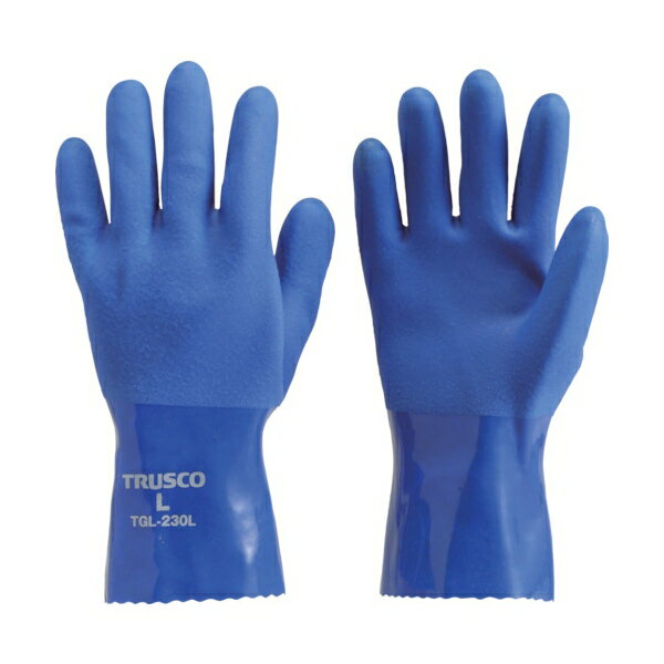 TRUSCO 耐油ビニール手袋 Lサイズ TGL-230L [330-3888]