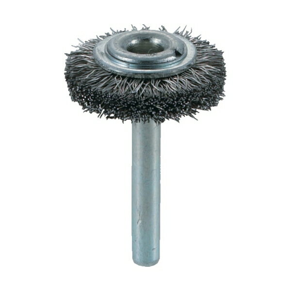 TRUSCO 軸付ホイールブラシ φ32X軸6 ステンレス線 線径0.3 TB-6203 [259-0042]