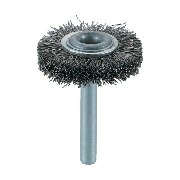 TRUSCO 軸付ホイールブラシ φ38X軸6 ステンレス線 線径0.3 TB-6213 [259-0051]