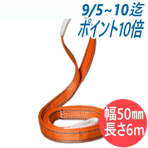 インカリフティングスリング JIS IV等級 IVE-50mm 6M 1013146 大洋製器工業 TAIYO