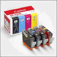 ���̾�߸��ʡ�BCI-7E/4MPCANON/����Υ󥤥󥯥���4���ޥ���ѥå�1018B001