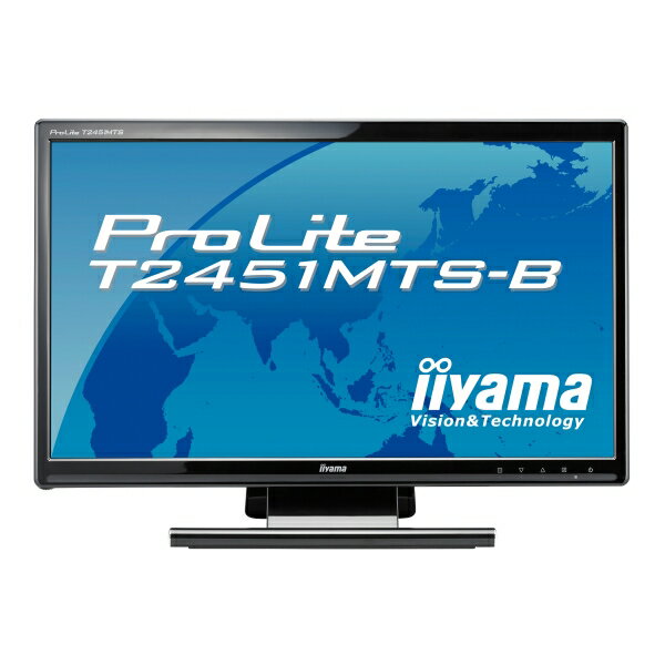 ★★スマホで最大300ポイント！要エントリー 10/28 9:59迄★★【送料無料】PLT2451MTS-B1 iiyama 23.6型ワイドタッチパネル液晶ディスプレイ